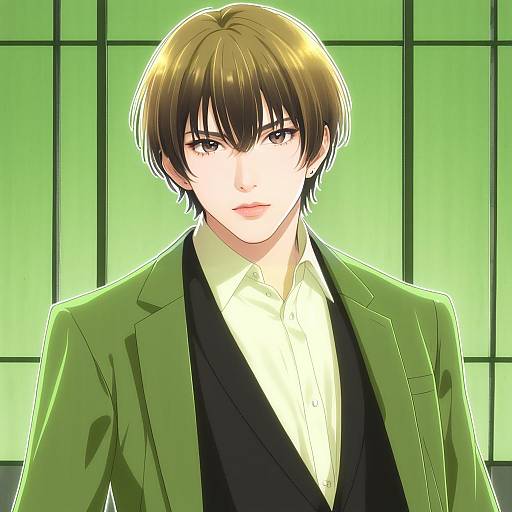 Illustration of Harada mutei, saibou shinkyoku in the style of Orizen