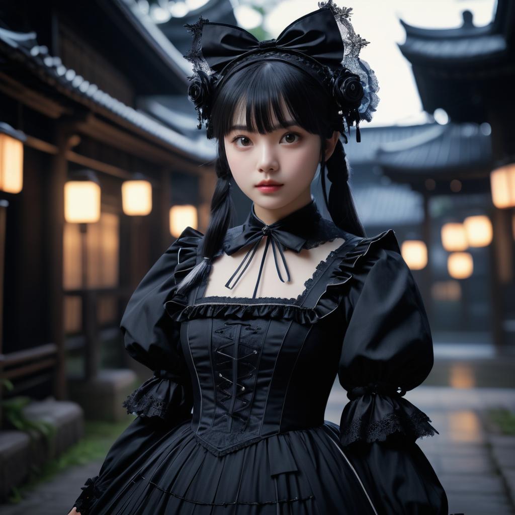 Gothic Lolita: A Photorealistic Portrait