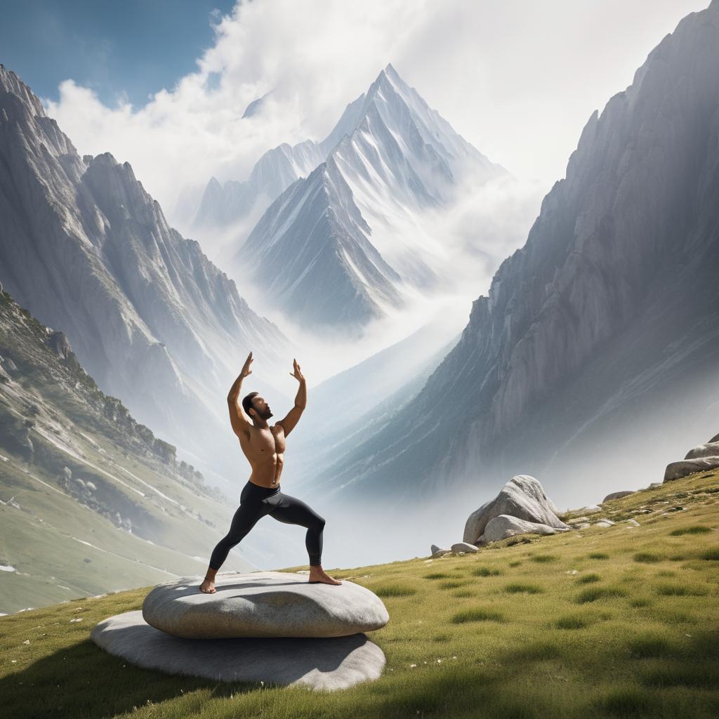 Yoga in the Mountains: A Serene Blend