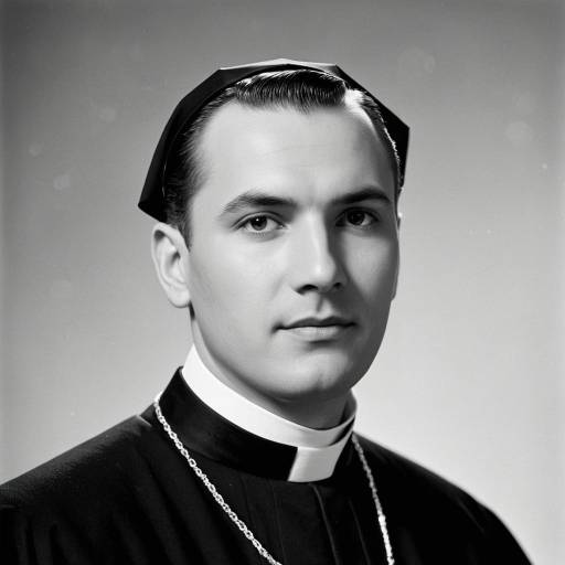 1950s Priest Costume Styled in Monochrome
