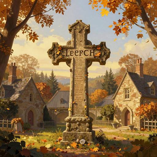 Eldercross in Autumn Village Chapelyard