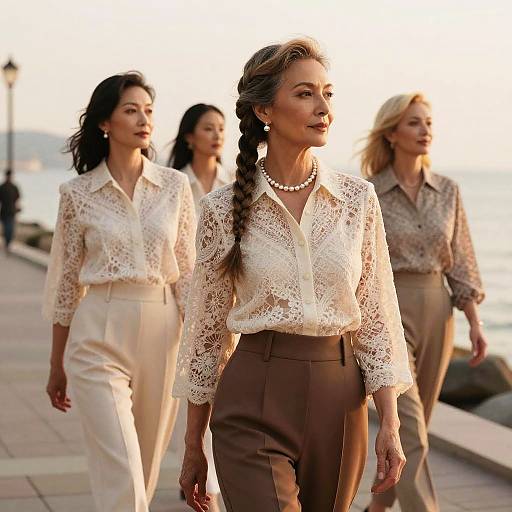 Pearly Dawn Four-Strand Braid Editorial