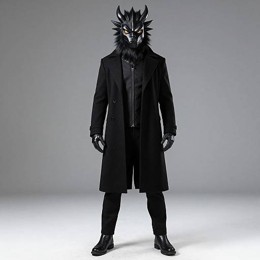 Night Fury Black Costume Design