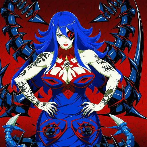 Illustration of Adiane, tengen toppa gurren lagann in the style of Suke (singekijyosei)