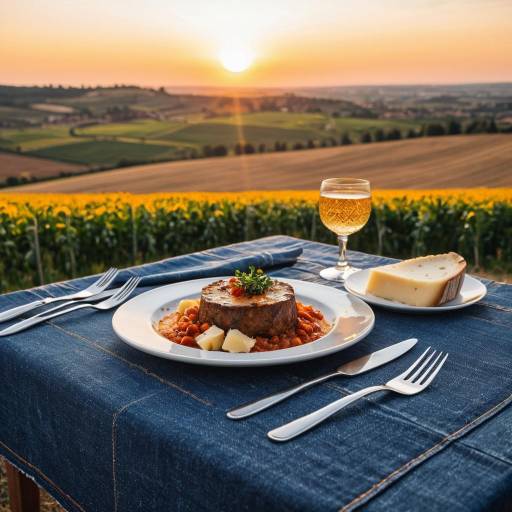 Osso Buco Dinner with Sunset View