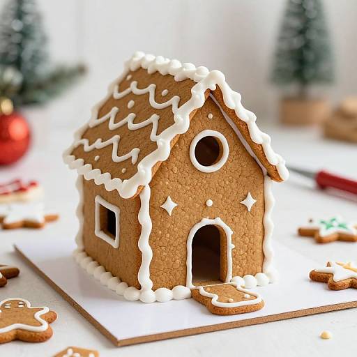 Easy Kids' Gingerbread House Activity