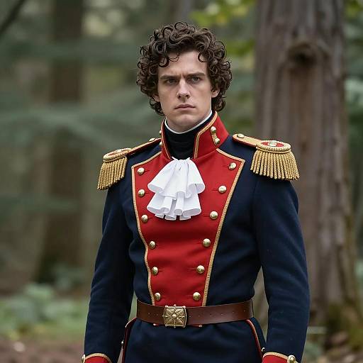 Victorian-era Military Uniform Portrait