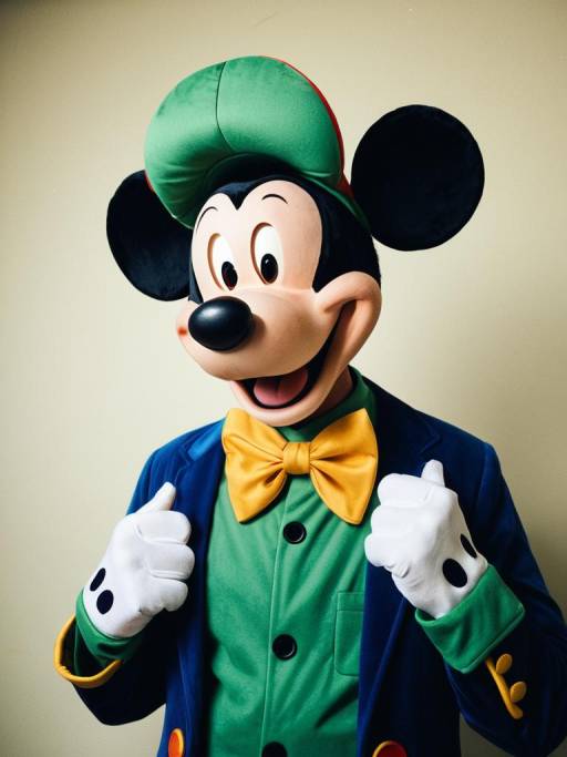 Man in Goofy Costume Portrait