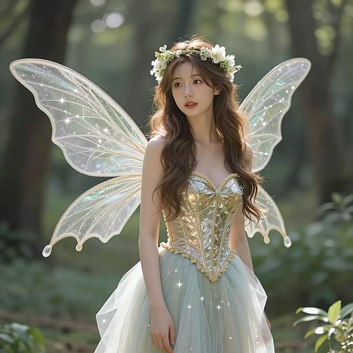 Enchanting Fairy Princess in a Forest