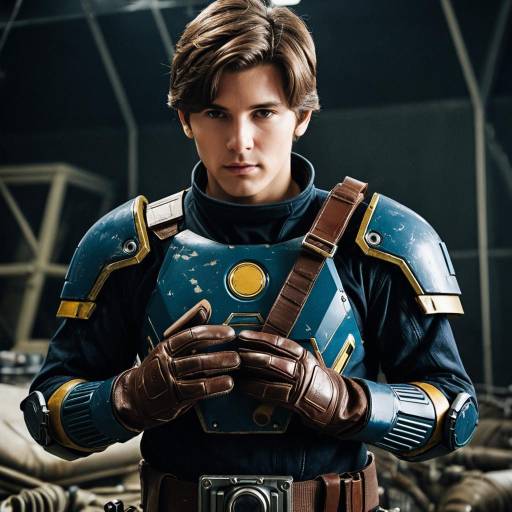 Young Man in Sci-Fi Fallout Costume