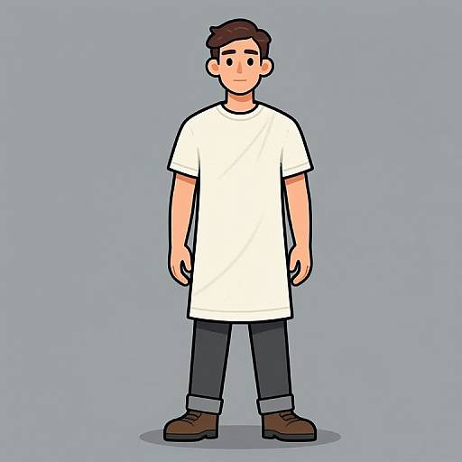Muslim 28-Year-Old Male Character Design