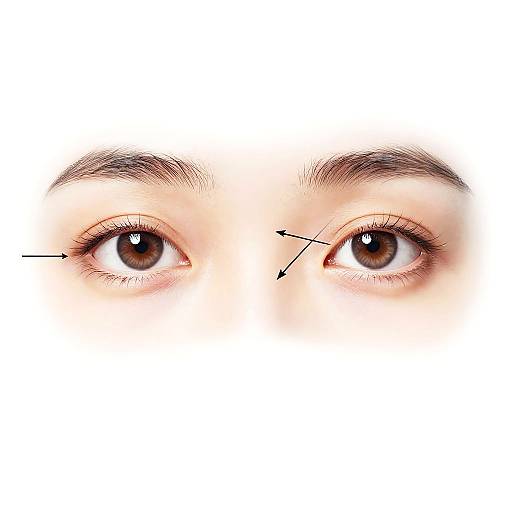Positive Canthal Tilt Eye Anatomy Diagram
