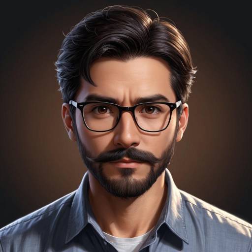 Realistic Portrait of a Mature Man