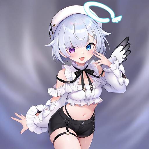 Illustration of Amemiya nazuna, vshojo in the style of Sukemyon