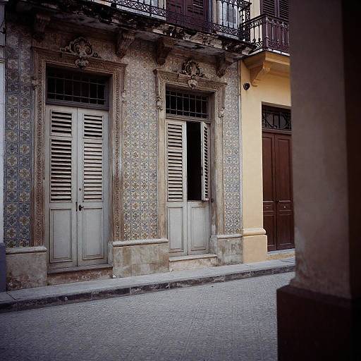 Melancholic Havana Courtyard, 35mm Film