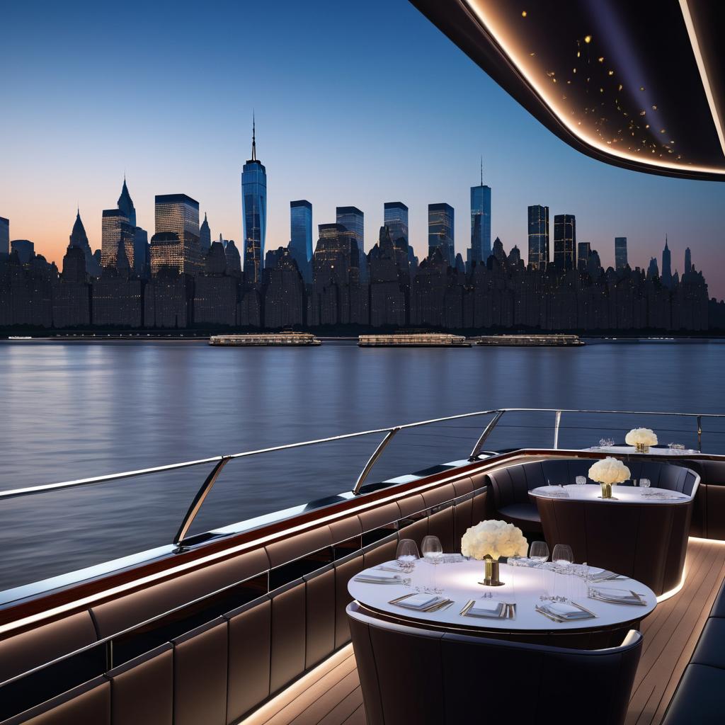 Elegant River Cruise with Manhattan Views