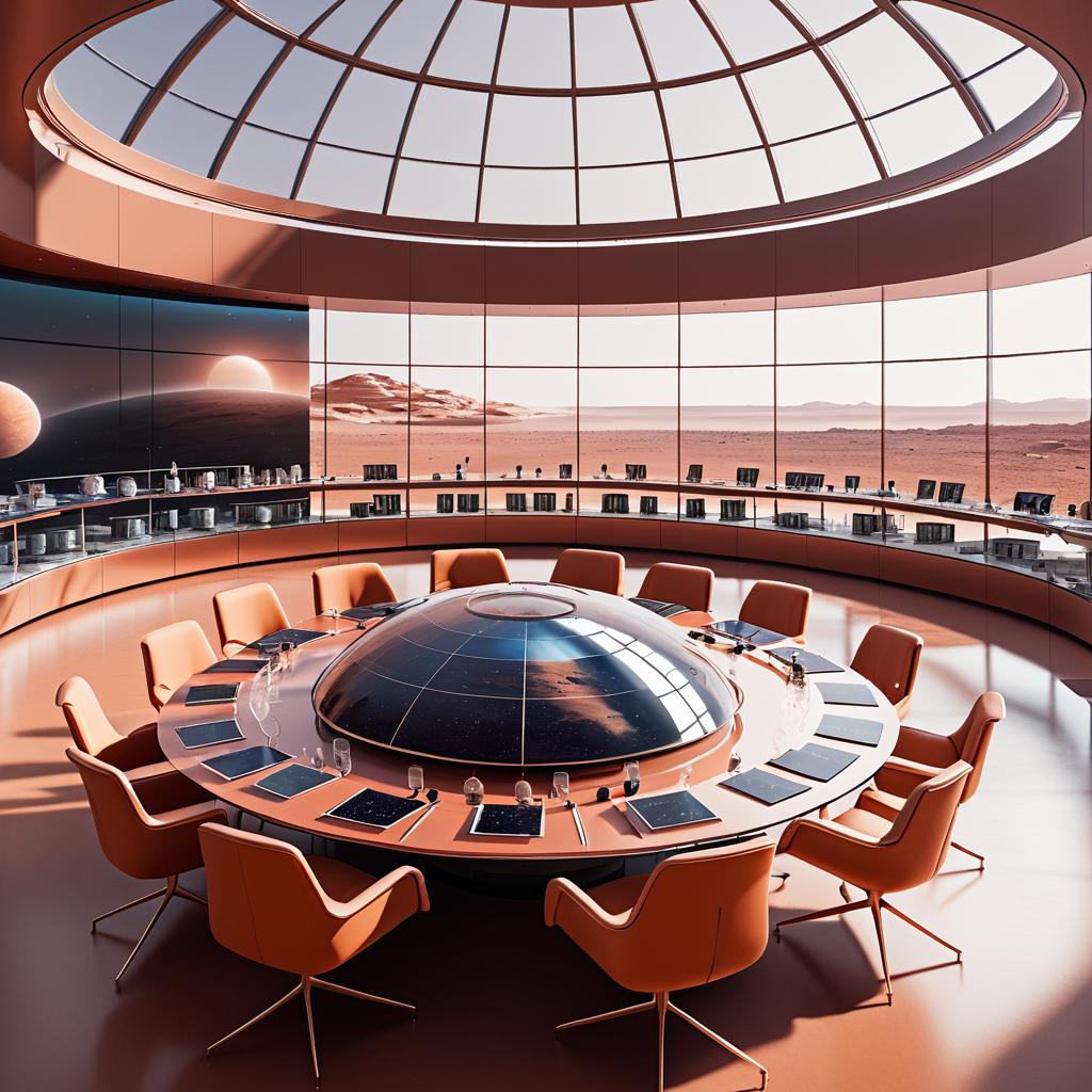 Mars Academic Workshop in Glass Dome