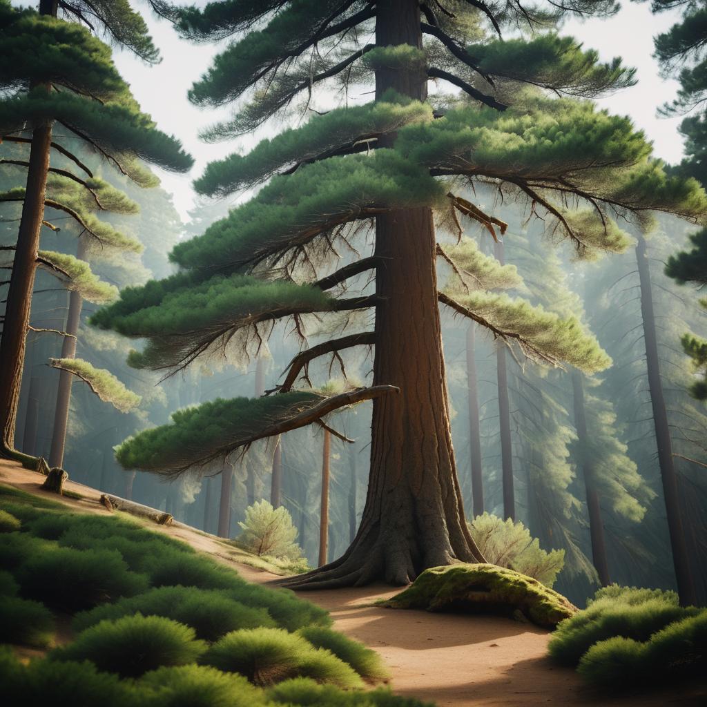 Hyper-Realistic Ancient Pine Forest Capture