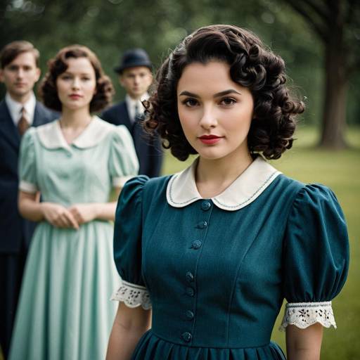 Nina Cosplay in Vintage 1940s Elegance