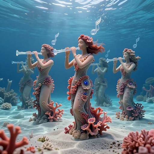 Surreal Underwater Ethereal Musicians