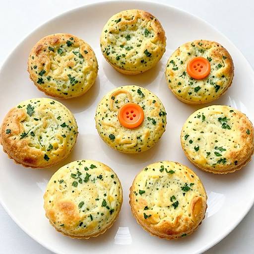Golden Herb Egg Muffins Snack