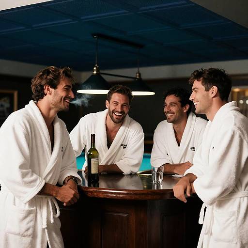 Relaxed Evening at the Bar