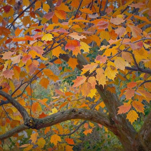 Monet-Inspired Autumn Leaves Still Life