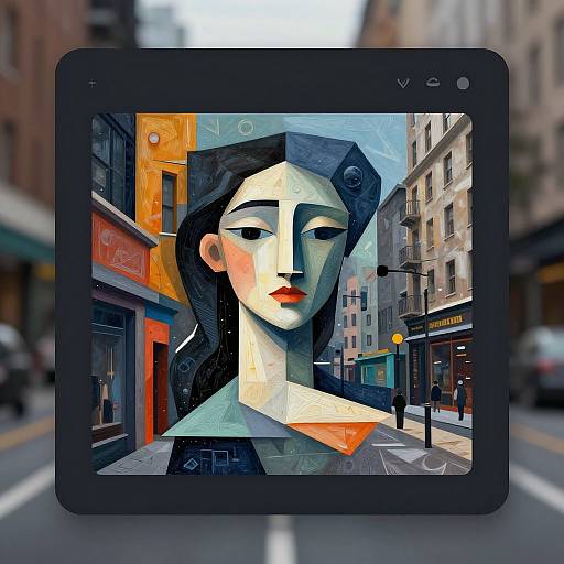 Urban Photo to Cubist Art Transformation