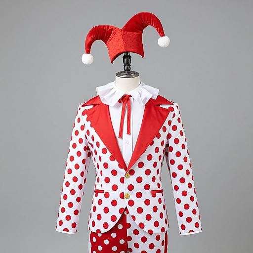 Royal Jester in Polka Dot Suit