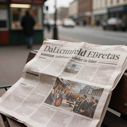 Realistic Newspaper Errata in Urban Scene