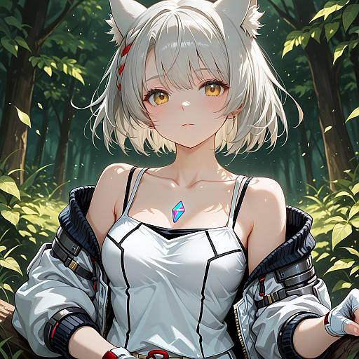 Ghibli-Inspired Character Art of Mio