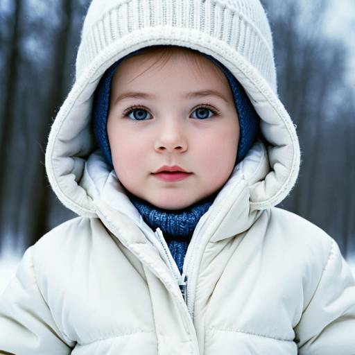 Realistic Infant in Winter Clothing