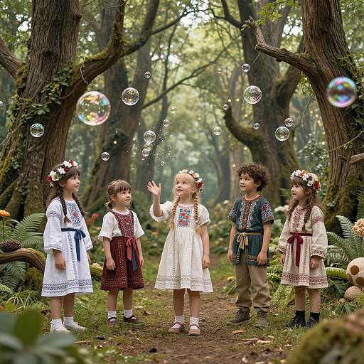 Magical Forest Kids Photoshoot