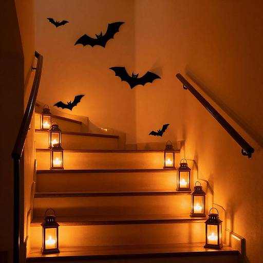 Spooky Halloween Staircase Decor
