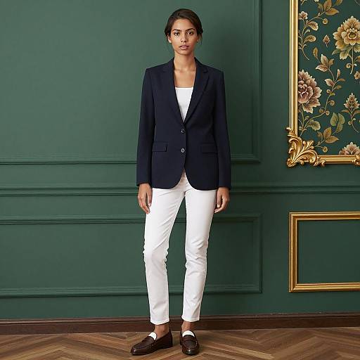 Elegant Dinner Outfit in Luxurious Setting