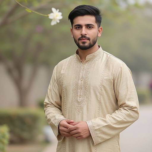 Pakistani Designer Sherwani Portrait