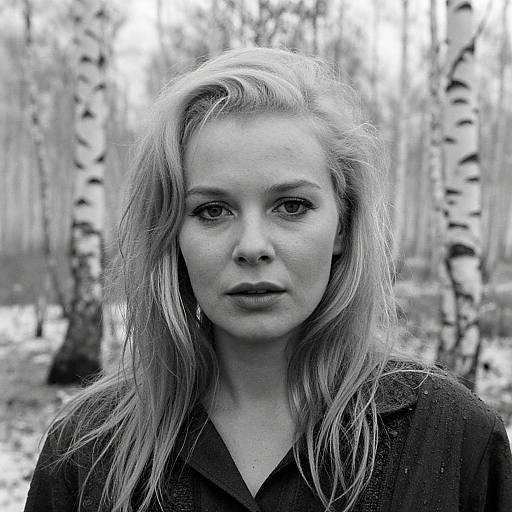 1960s Swamp Portrait in B&W