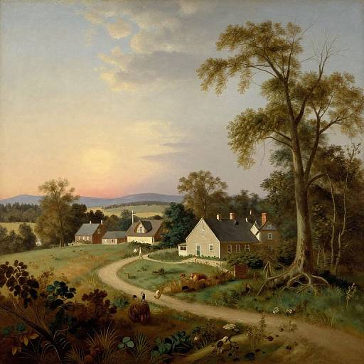 New England Landscape by Thomas Cole