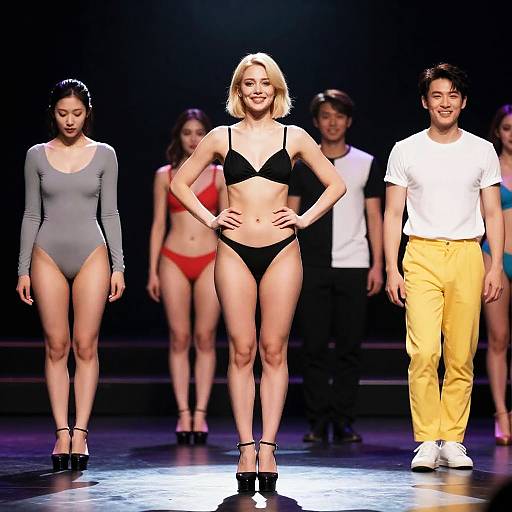 Dynamic Stage Performance with Six Actors