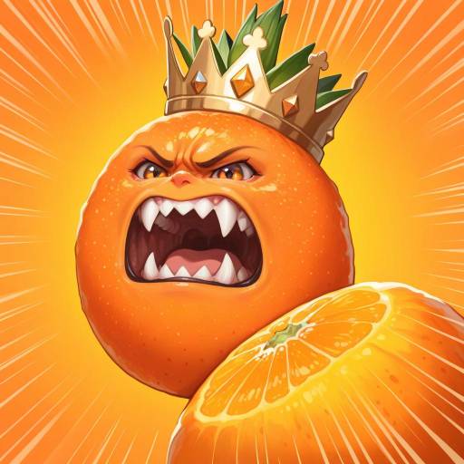 Grumpy Pineapple with Royal Crown Grumpy Pineapple with Royal Crown