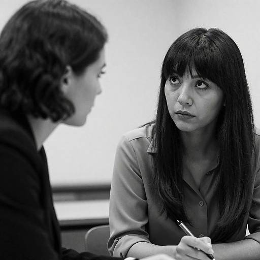 Intense Bond: Black and White Portrait