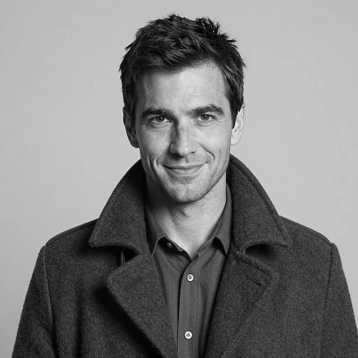 Portrait of a Confident Man in Coat