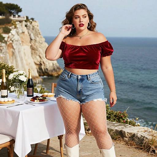 Plus-Size Woman in Kodansha Style