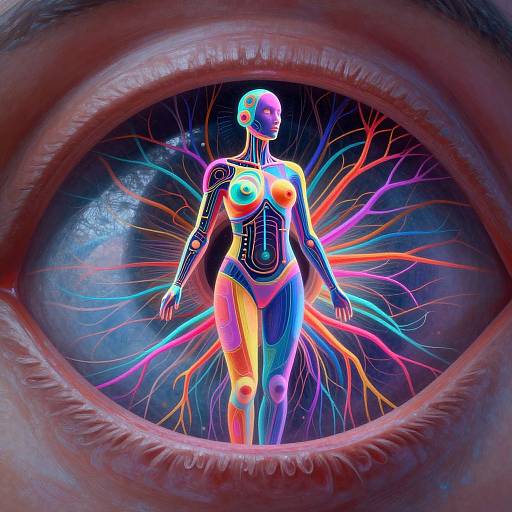 Psychedelic Futuristic Human Anatomy