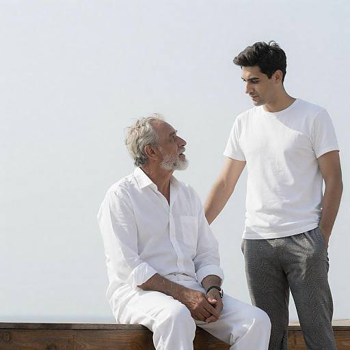 Generations Talk on Wooden Platform