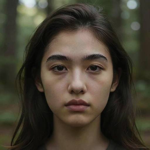 Mysterious Hunter in Forest Light