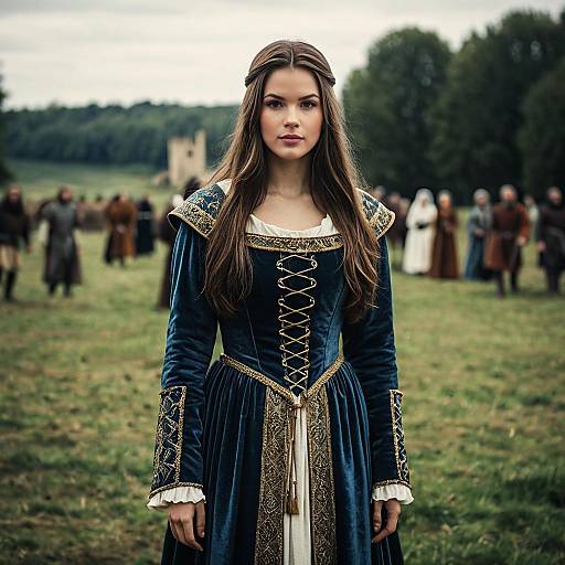 Realistic Medieval Dress Costume Portrait