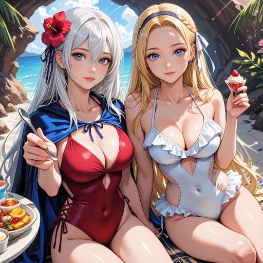Dimitri in a Stylish Swimsuit Scene