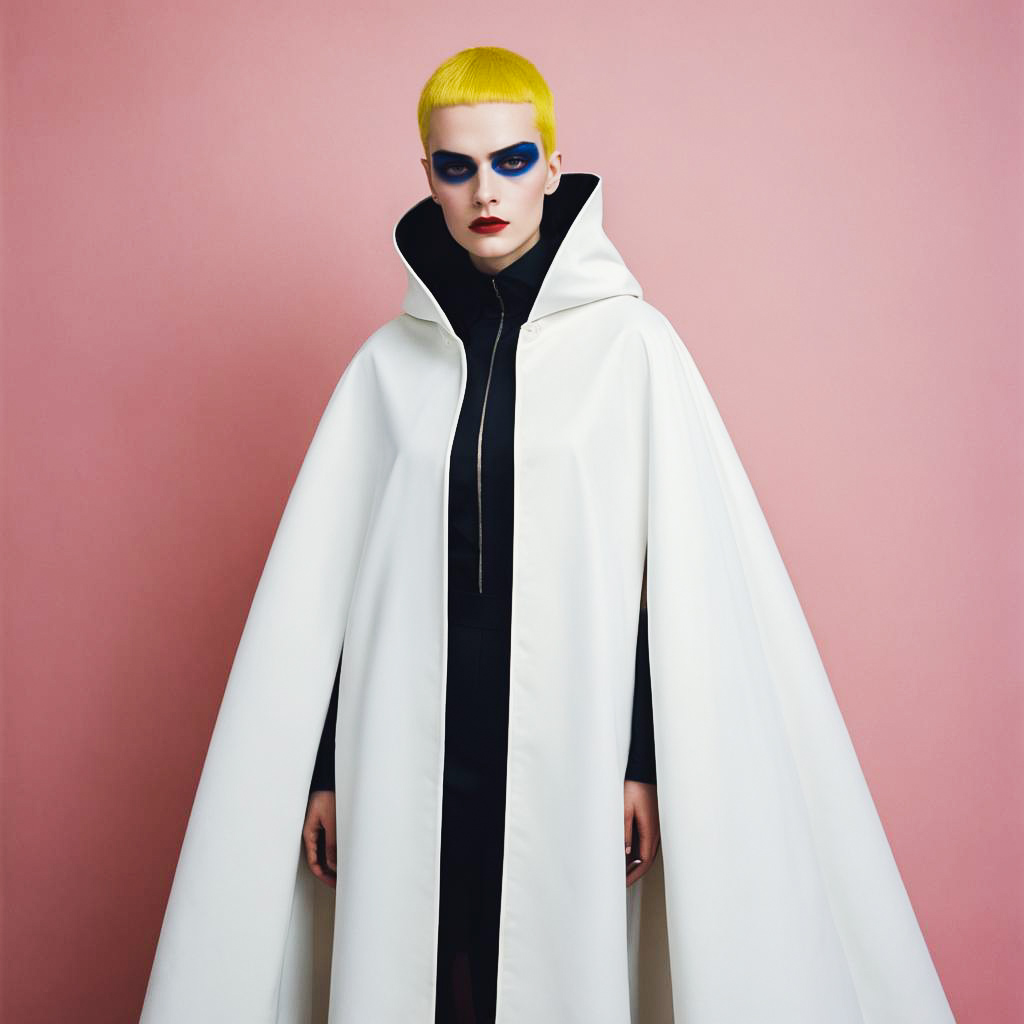 Avant-Garde Fashion Muse in Dazed Style