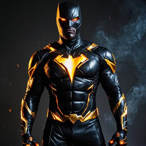 Dramatic Black Adam Cosplay Costume Design